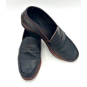 Rancourt Bill's Khakis Penny Loafers Men's Dark Brown Leather Shoes Size 11 D